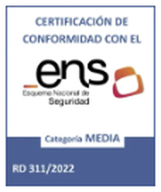 Certificación de conformidad con el Esquema Nacional de Seguridad, categoría MEDIA (RD 311/2022), de Imagar